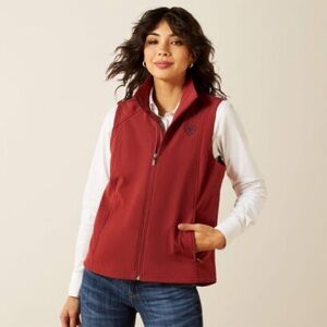Ariat Women's Brick Red Softshell Vest